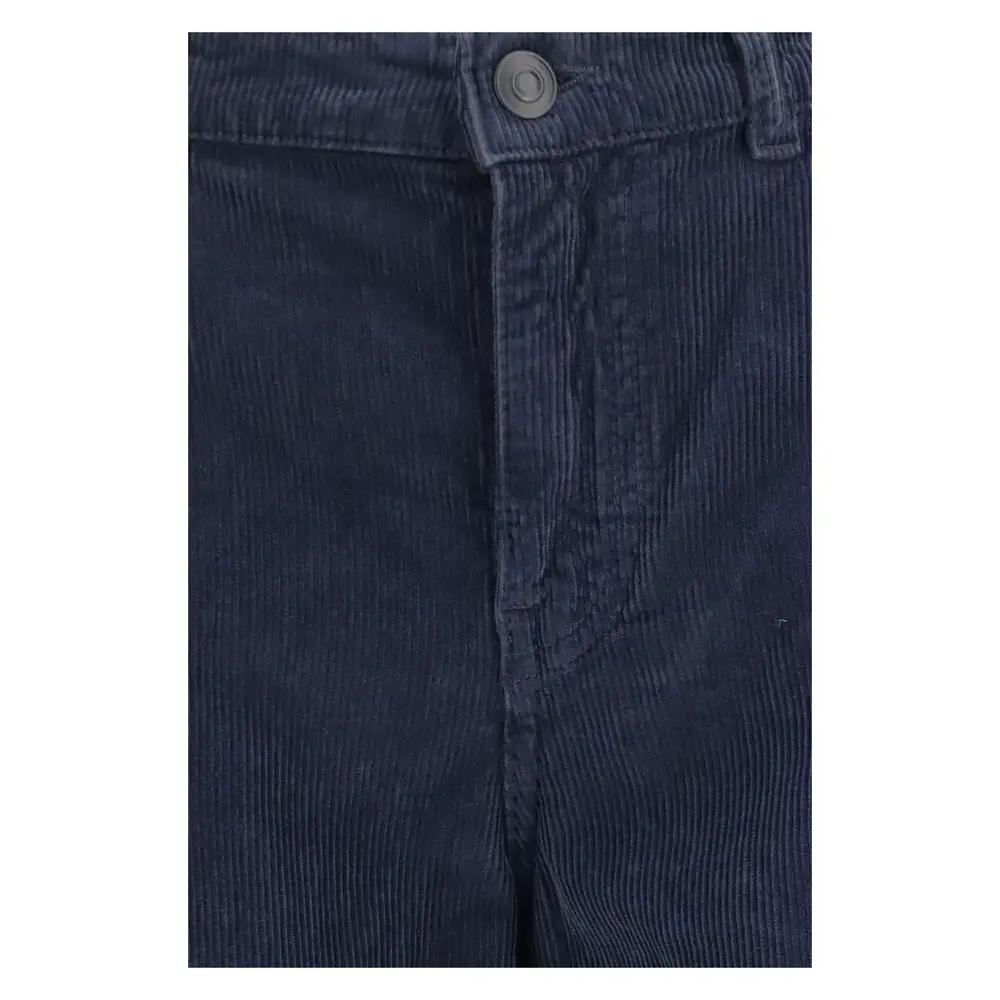 The Row Sample Sale | The Row Blue Cotton Casual Pants - | Designer outlet