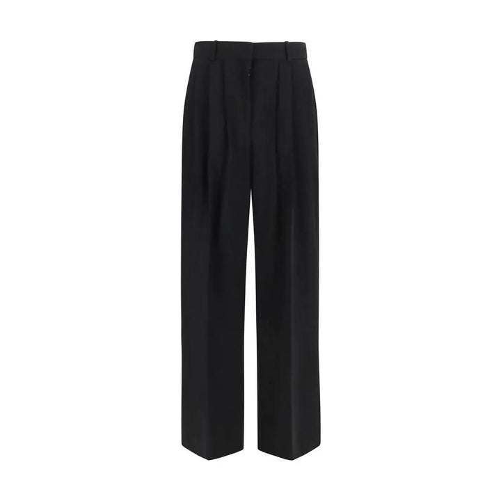 The Row Sample Sale | The Row Black Wool Oves Aries Dress Pants - | Designer outlet