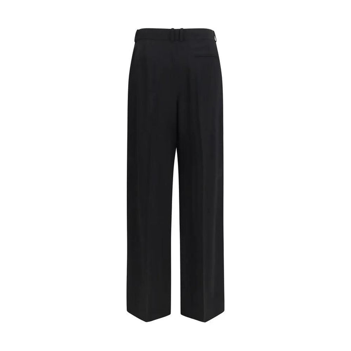 The Row Sample Sale | The Row Black Wool Oves Aries Dress Pants - | Designer outlet
