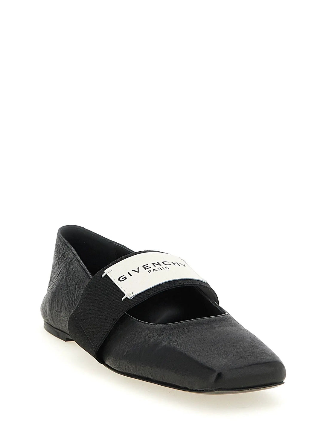 Givenchy Sample Sale | Givenchy Black Lamb Leather Ballet Flats - | Designer outlet