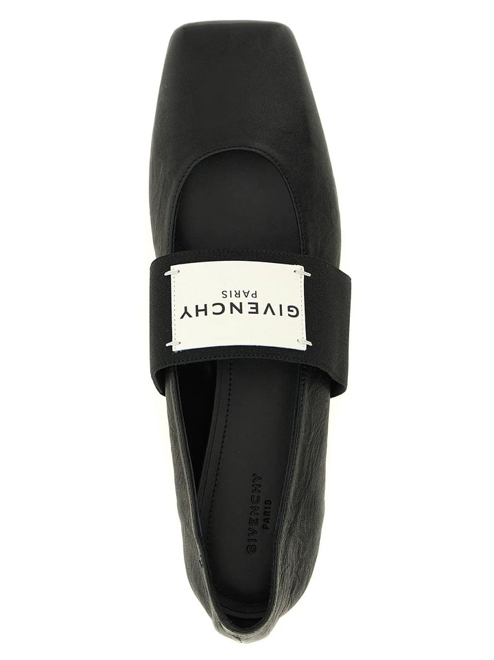 Givenchy Sample Sale | Givenchy Black Lamb Leather Ballet Flats - | Designer outlet