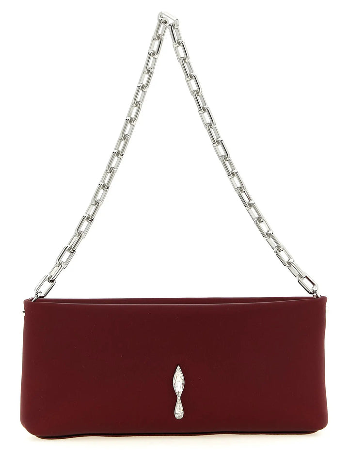 Christian Louboutin Sample Sale | Christian Louboutin Bordeaux Elastane Clutch Bag - | Designer outlet