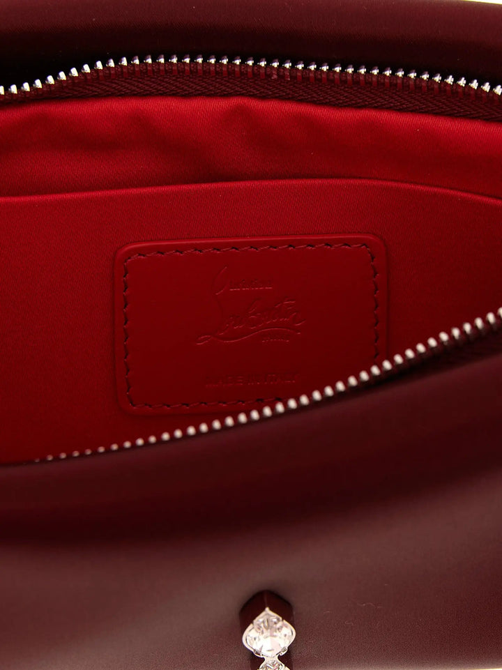 Christian Louboutin Sample Sale | Christian Louboutin Bordeaux Elastane Clutch Bag - | Designer outlet