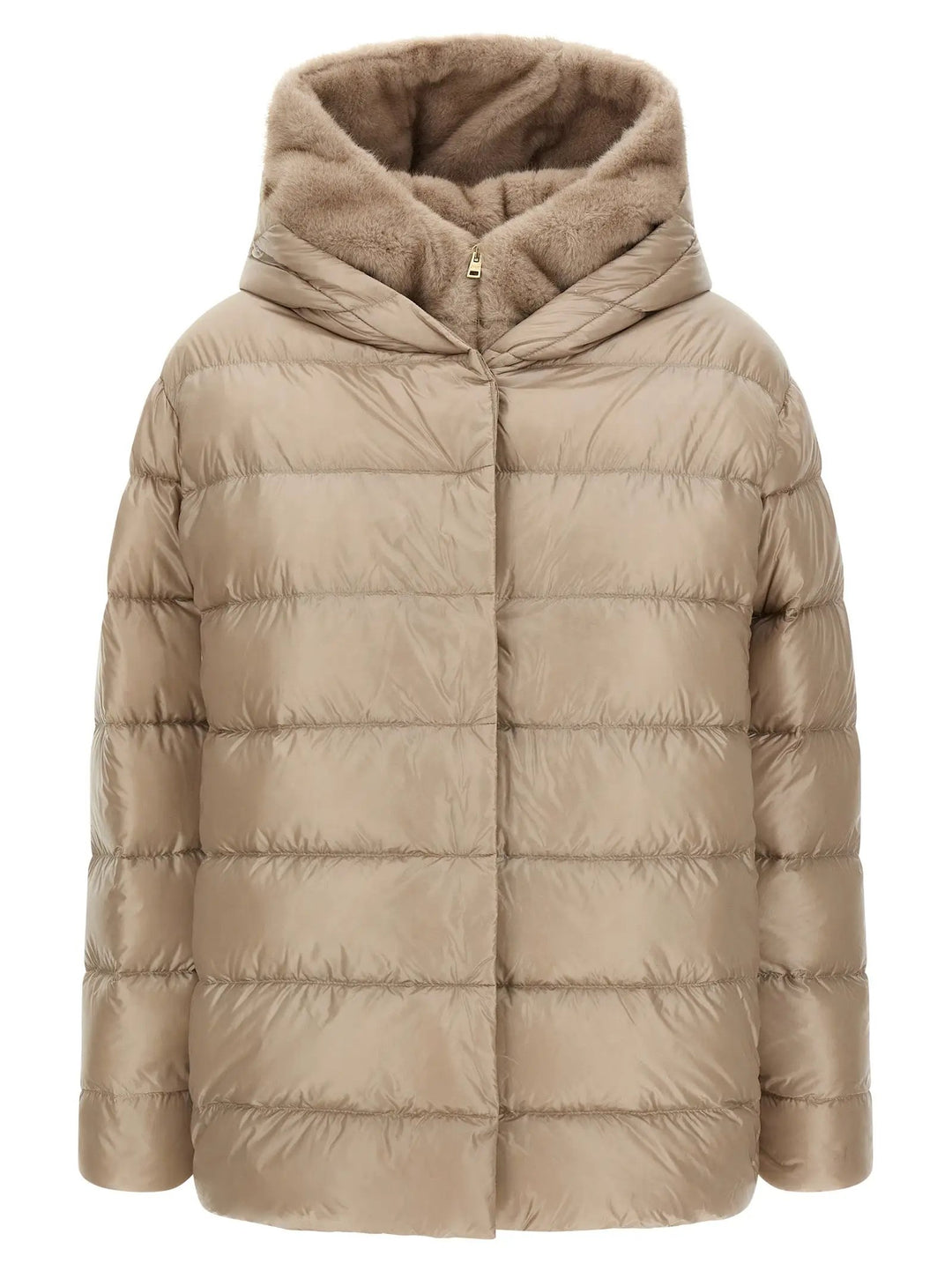 Herno Sample Sale | Herno Beige Polyamide Full-Length Jacket - | Designer outlet