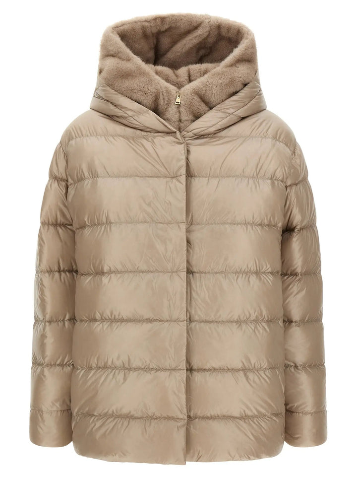 Herno Sample Sale | Herno Beige Polyamide Full-Length Jacket - | Designer outlet