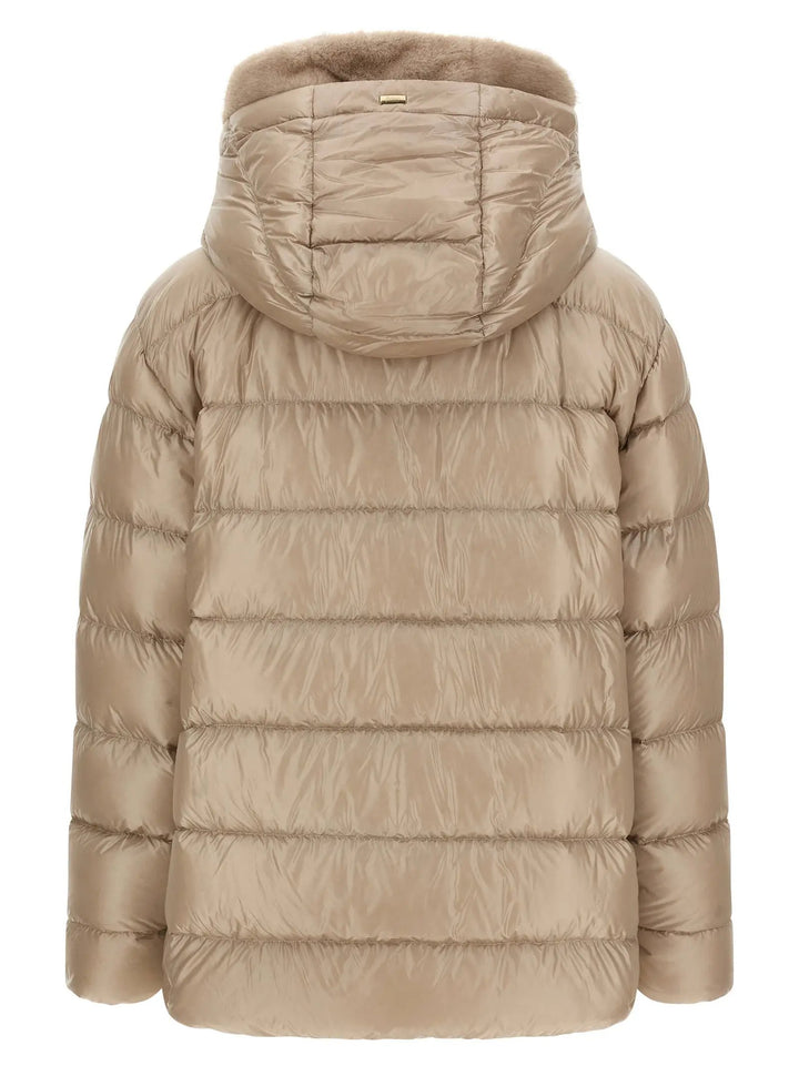 Herno Sample Sale | Herno Beige Polyamide Full-Length Jacket - | Designer outlet