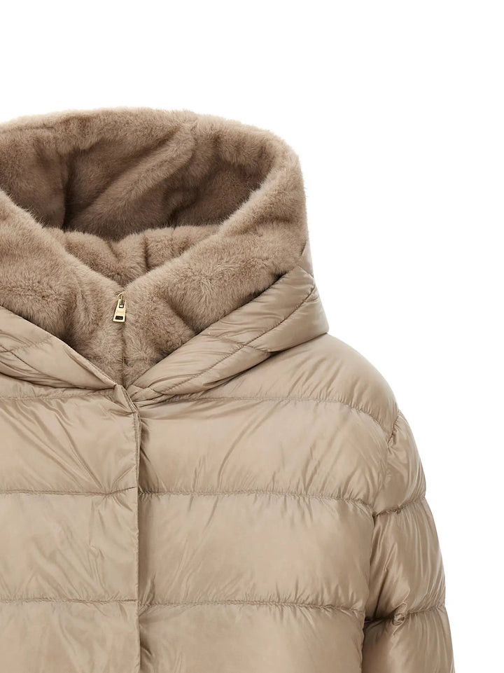 Herno Sample Sale | Herno Beige Polyamide Full-Length Jacket - | Designer outlet
