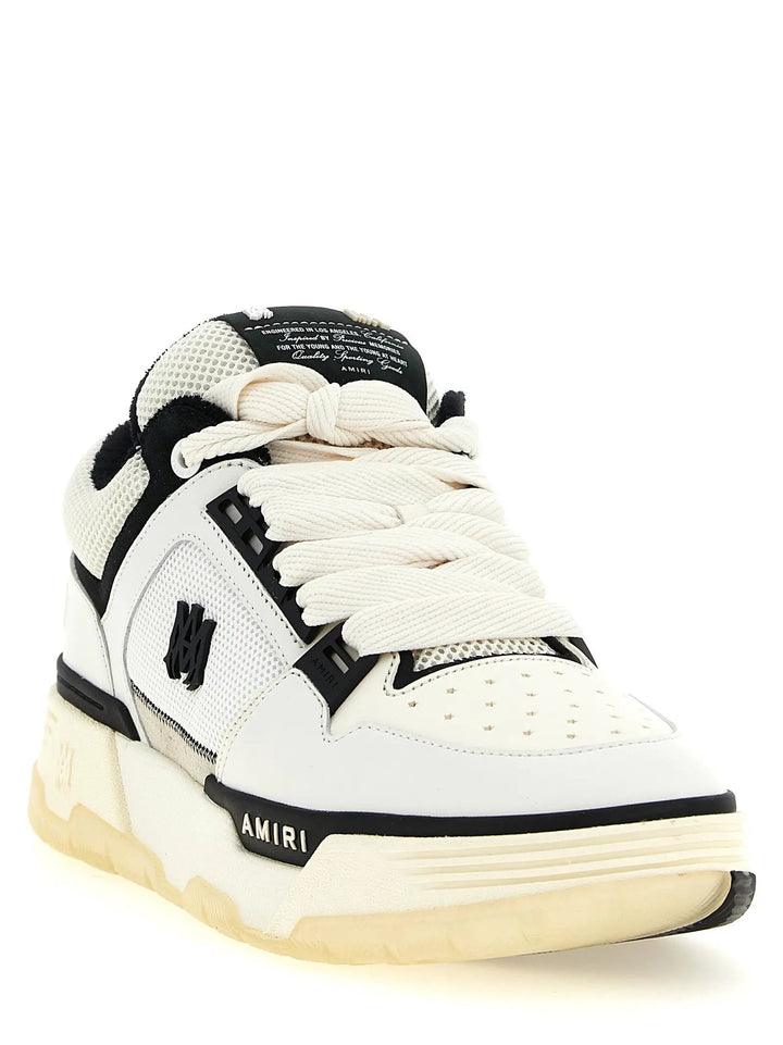 Amiri Sample Sale | Amiri Bicolor Calfskin Athletic Sneakers - | Designer outlet