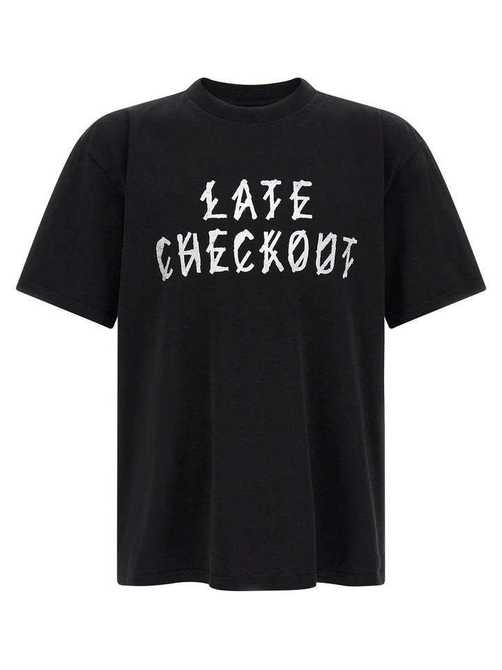 44 Label Group Sample Sale | 44 Label Group Black Cotton T-Shirt - | Designer outlet