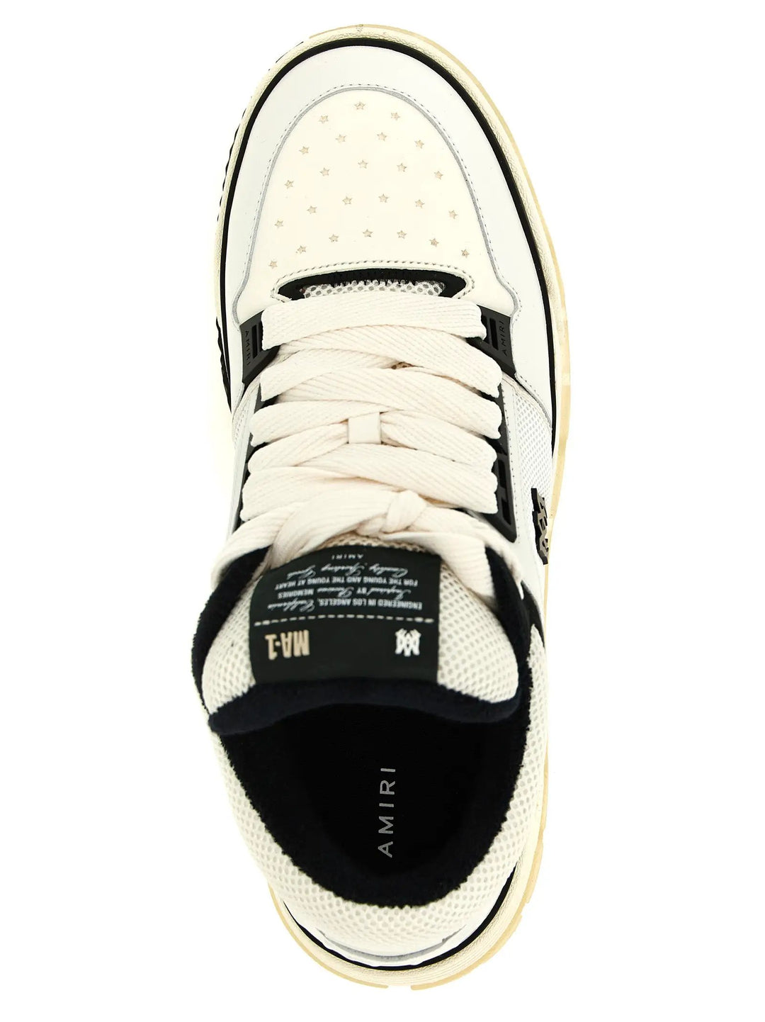 Amiri Sample Sale | Amiri Bicolor Calfskin Athletic Sneakers - | Designer outlet