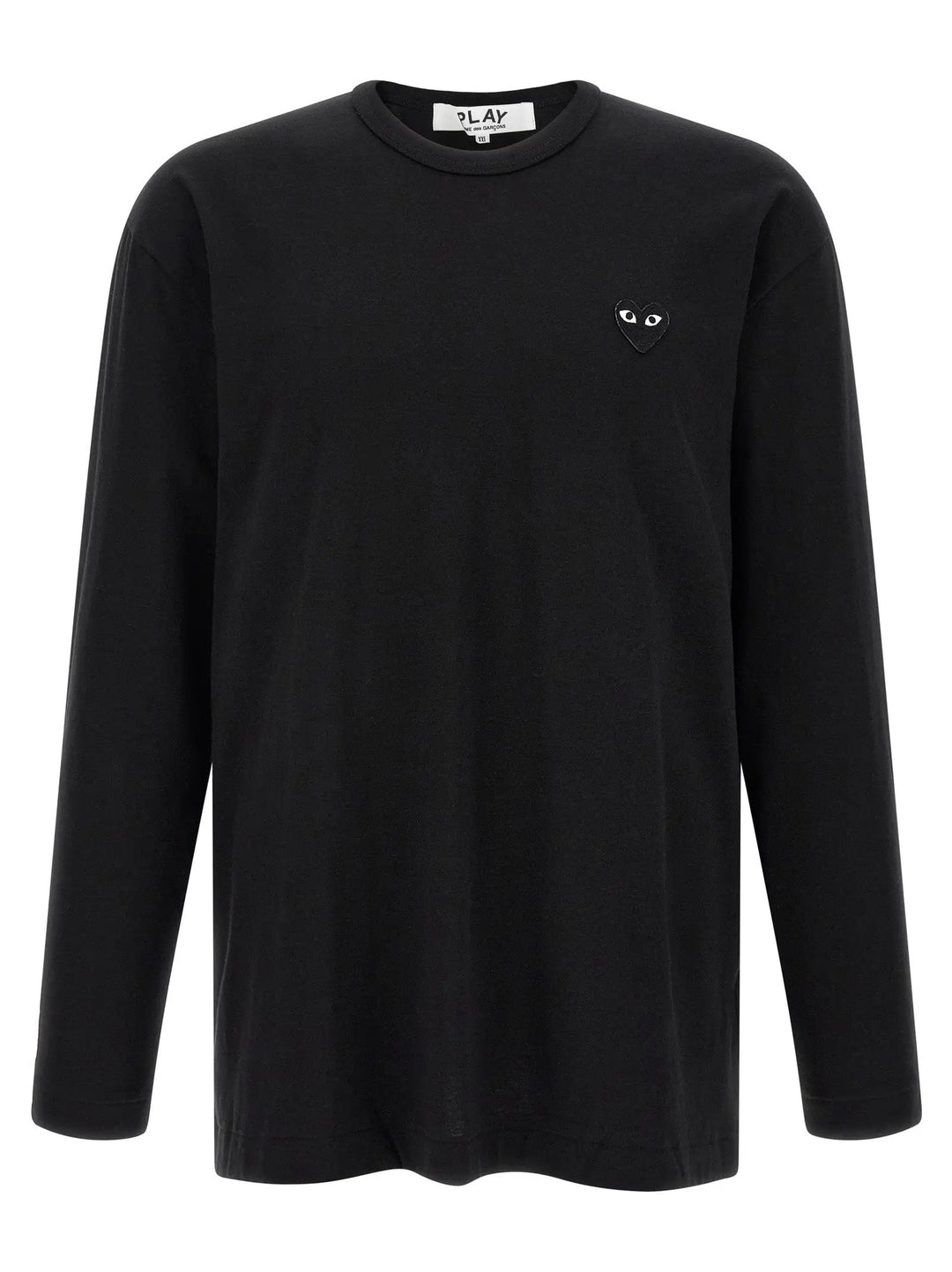Comme Des Garçons Play Sample Sale | Comme Des Garçons Play Black Cotton T-Shirt - | Designer outlet