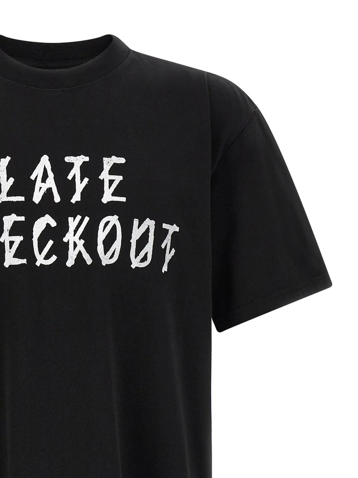 44 Label Group Sample Sale | 44 Label Group Black Cotton T-Shirt - | Designer outlet