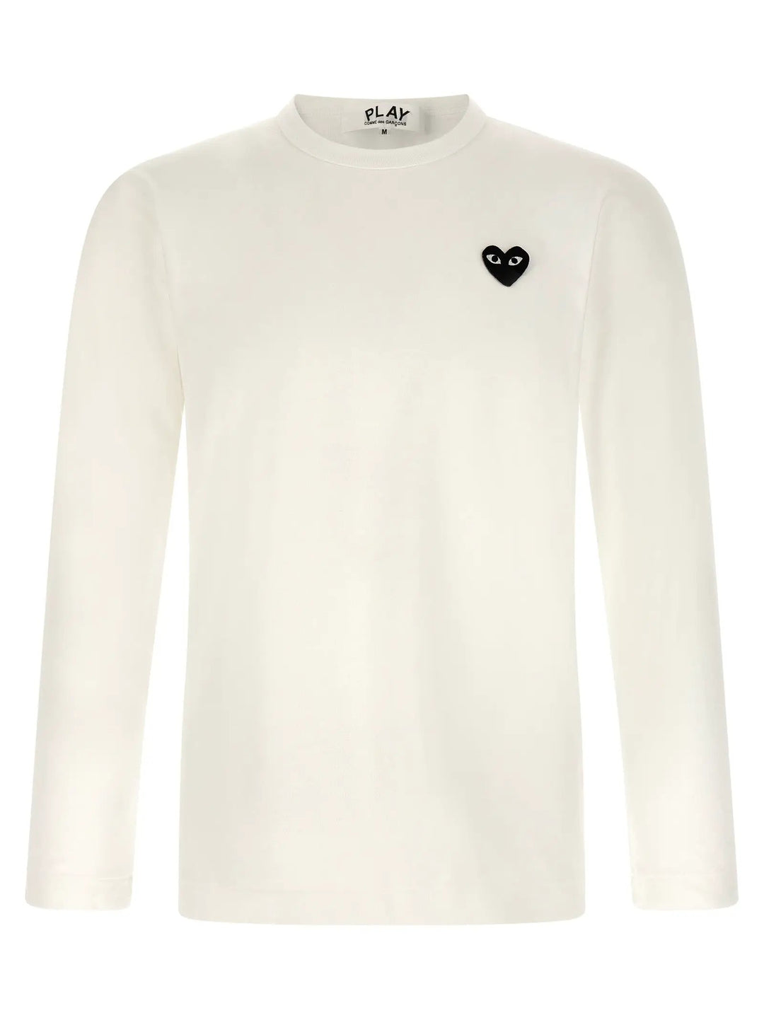Comme Des Garçons Play Sample Sale | Comme Des Garçons Play White Cotton T-Shirt - | Designer outlet