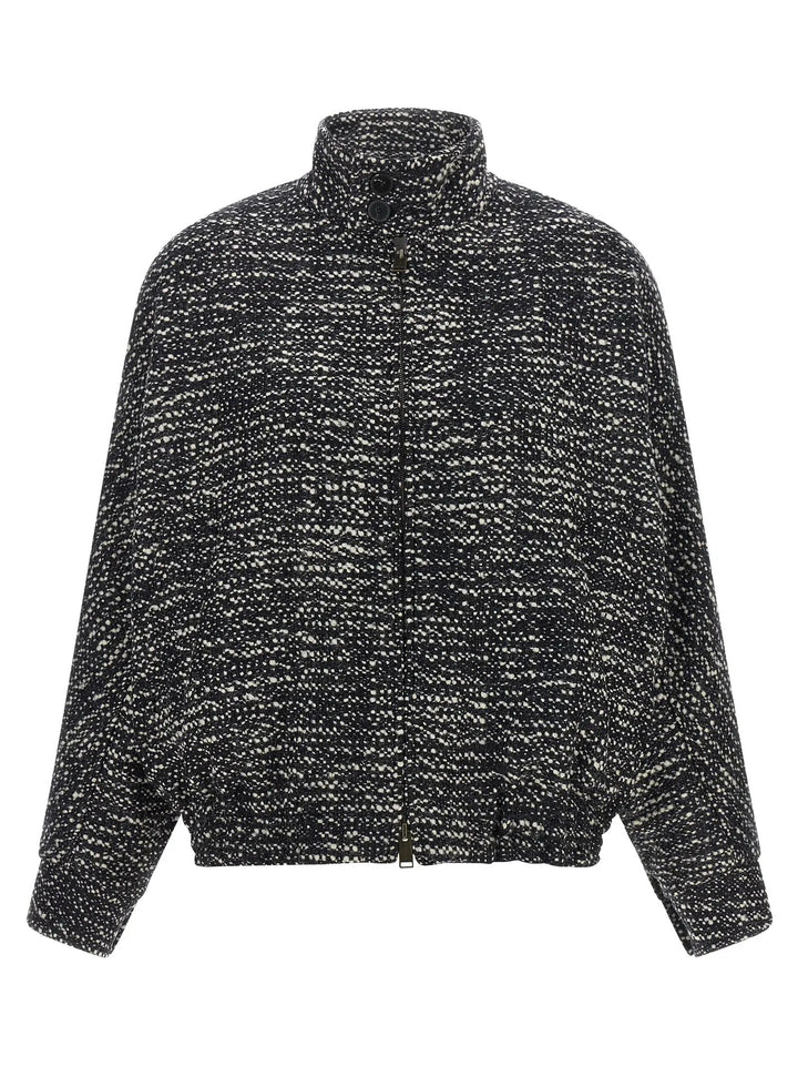 Darkpark Sample Sale | Darkpark White Virgin Wool Bomber - | Designer outlet