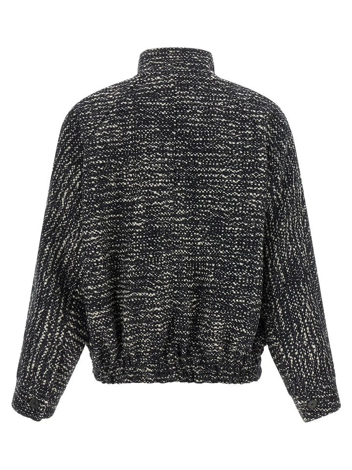 Darkpark Sample Sale | Darkpark White Virgin Wool Bomber - | Designer outlet