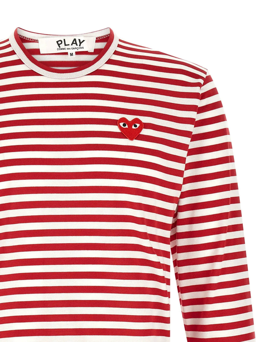 Comme Des Garçons Play Sample Sale | Comme Des Garçons Play White Cotton T-Shirt - | Designer outlet