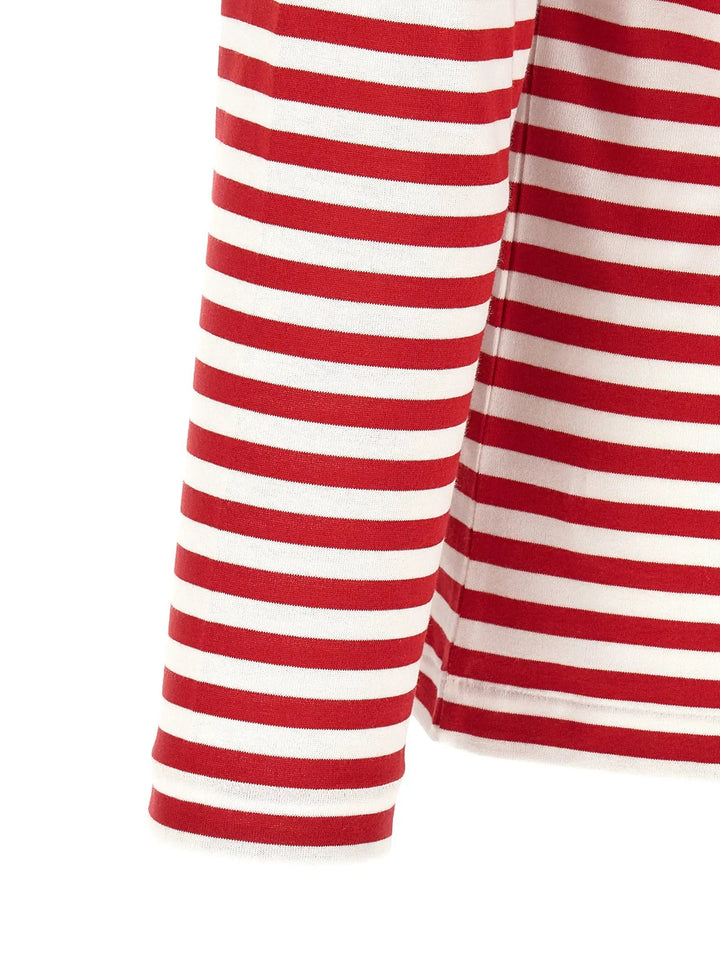 Comme Des Garçons Play Sample Sale | Comme Des Garçons Play White Cotton T-Shirt - | Designer outlet