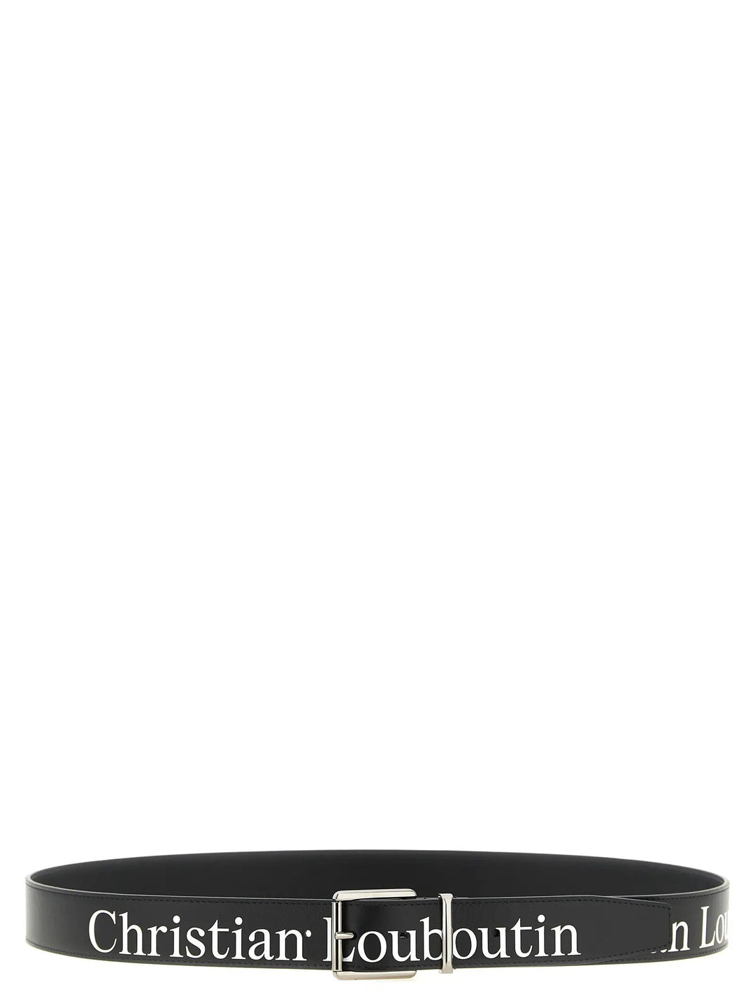 Christian Louboutin Sample Sale | Christian Louboutin Black Calfskin Regular Belt - | Designer outlet