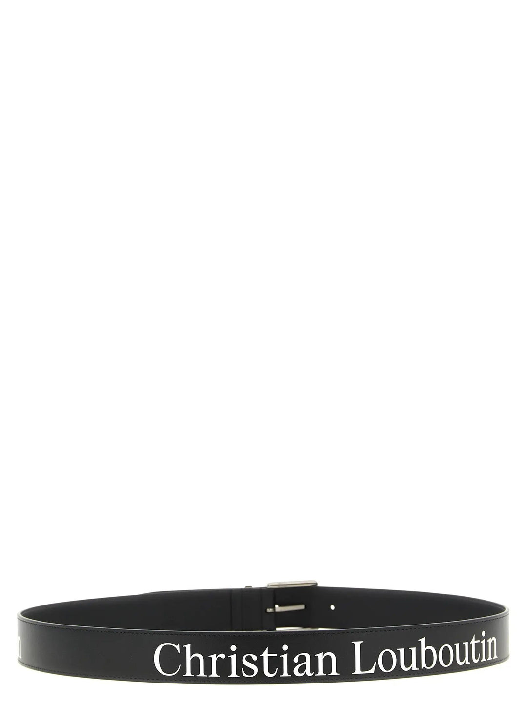Christian Louboutin Sample Sale | Christian Louboutin Black Calfskin Regular Belt - | Designer outlet