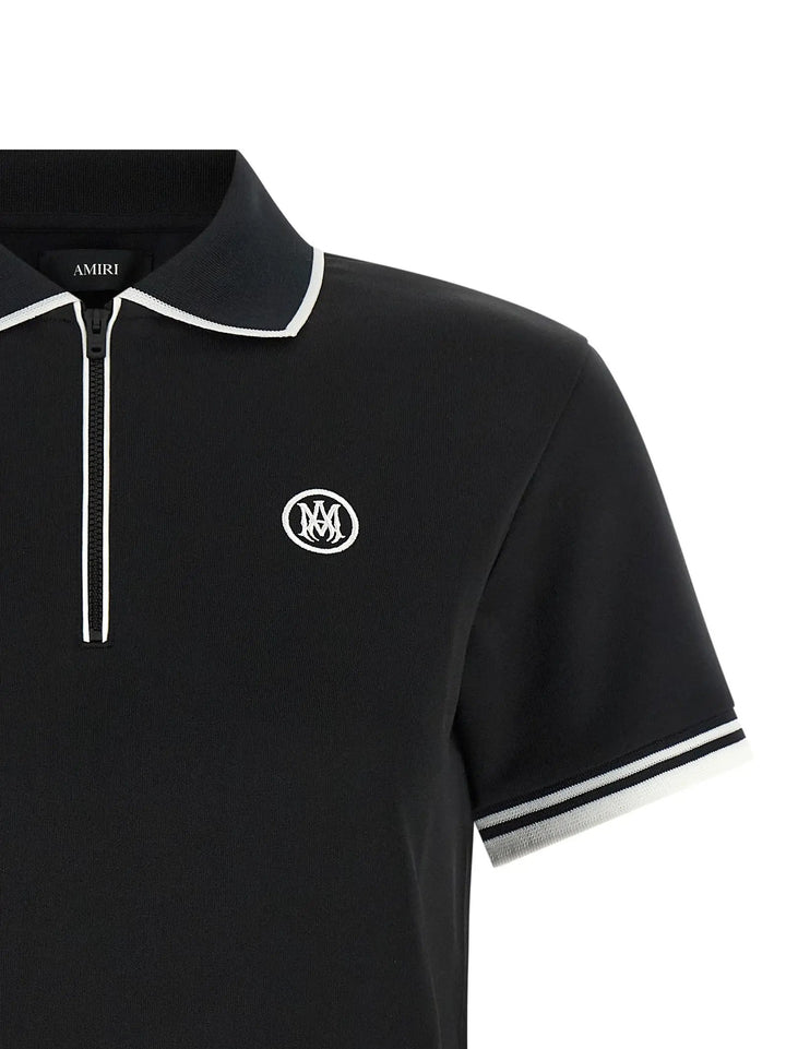 Amiri Sample Sale | Amiri Black Polyester Polo Shirt - | Designer outlet