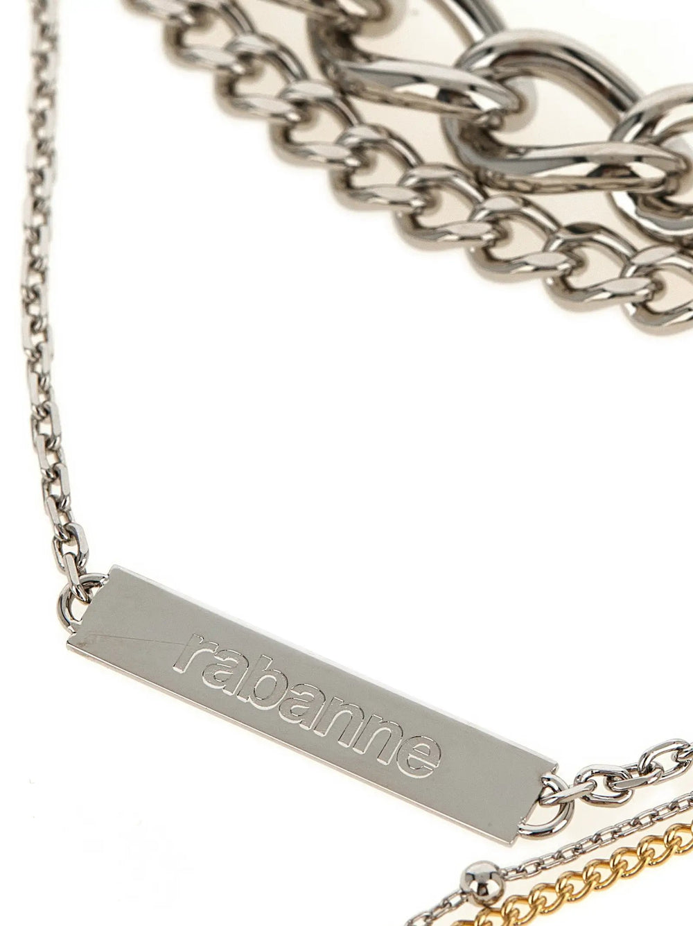 Paco Rabanne Sample Sale | Paco Rabanne Silver Brass Necklace - | Designer outlet