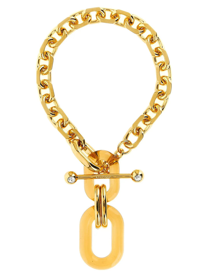 Paco Rabanne Sample Sale | Paco Rabanne Gold Brass Necklace - | Designer outlet