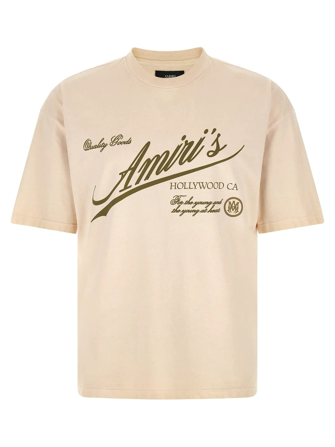 Amiri Sample Sale | Amiri Beige Cotton T-Shirt - | Designer outlet