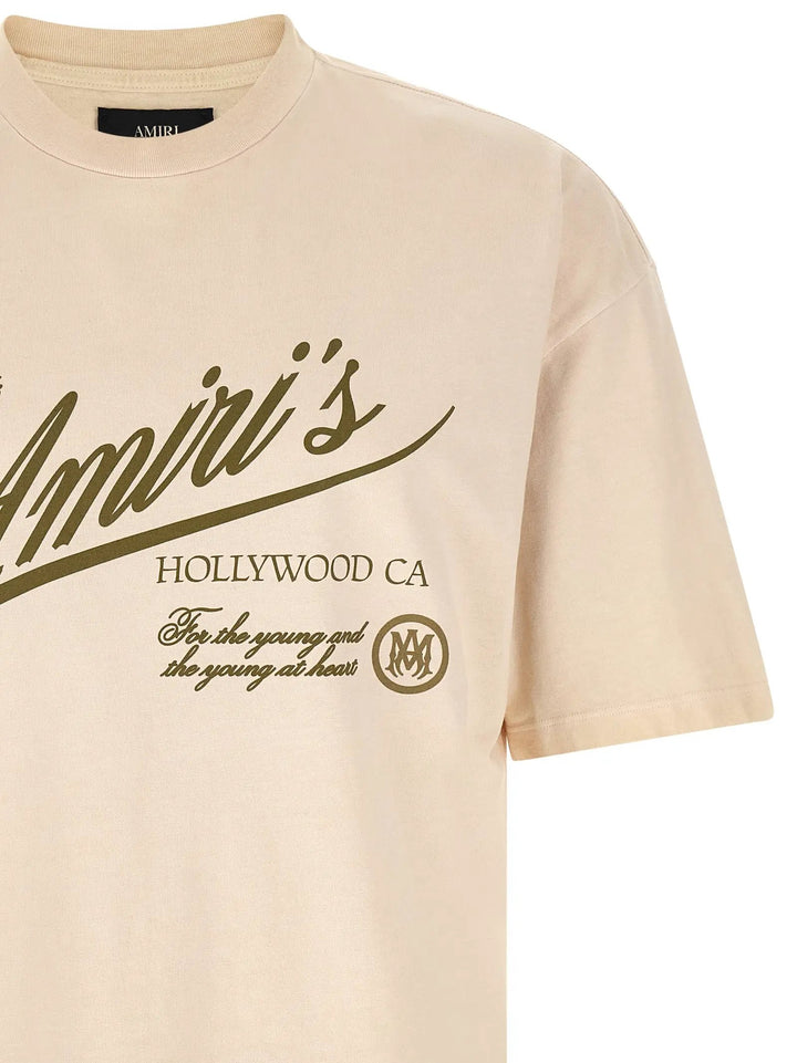 Amiri Sample Sale | Amiri Beige Cotton T-Shirt - | Designer outlet