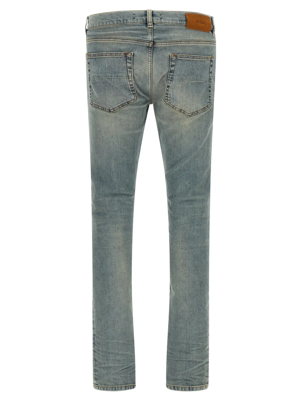 Amiri Sample Sale | Amiri Blue Cotton Skinny Jeans - | Designer outlet
