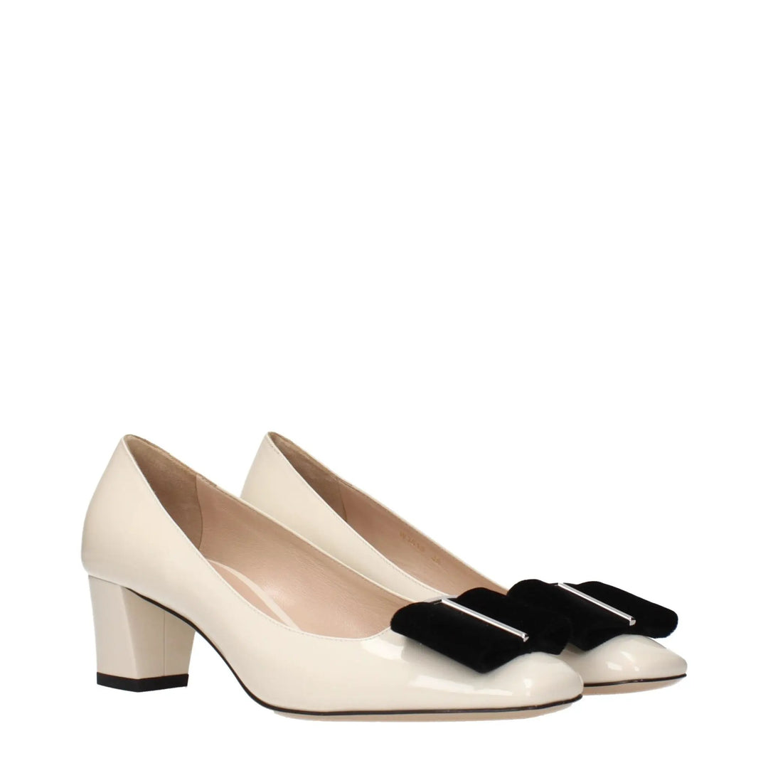 Tom Ford Sample Sale | Tom Ford Beige Leather Mid Heel Pumps - | Designer outlet