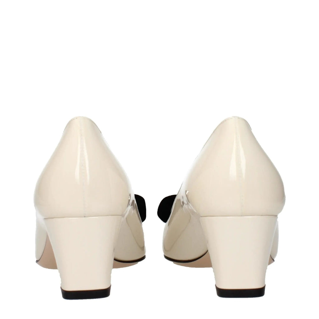 Tom Ford Sample Sale | Tom Ford Beige Leather Mid Heel Pumps - | Designer outlet
