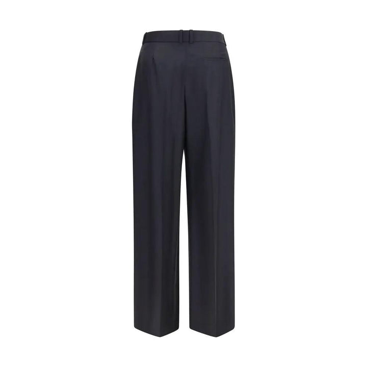 The Row Sample Sale | The Row Blue Wool Oves Aries Dress Pants - | Designer outlet