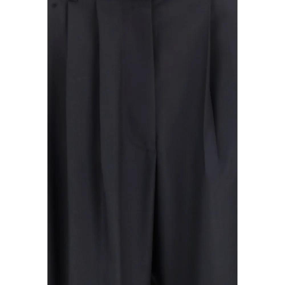 The Row Sample Sale | The Row Blue Wool Oves Aries Dress Pants - | Designer outlet