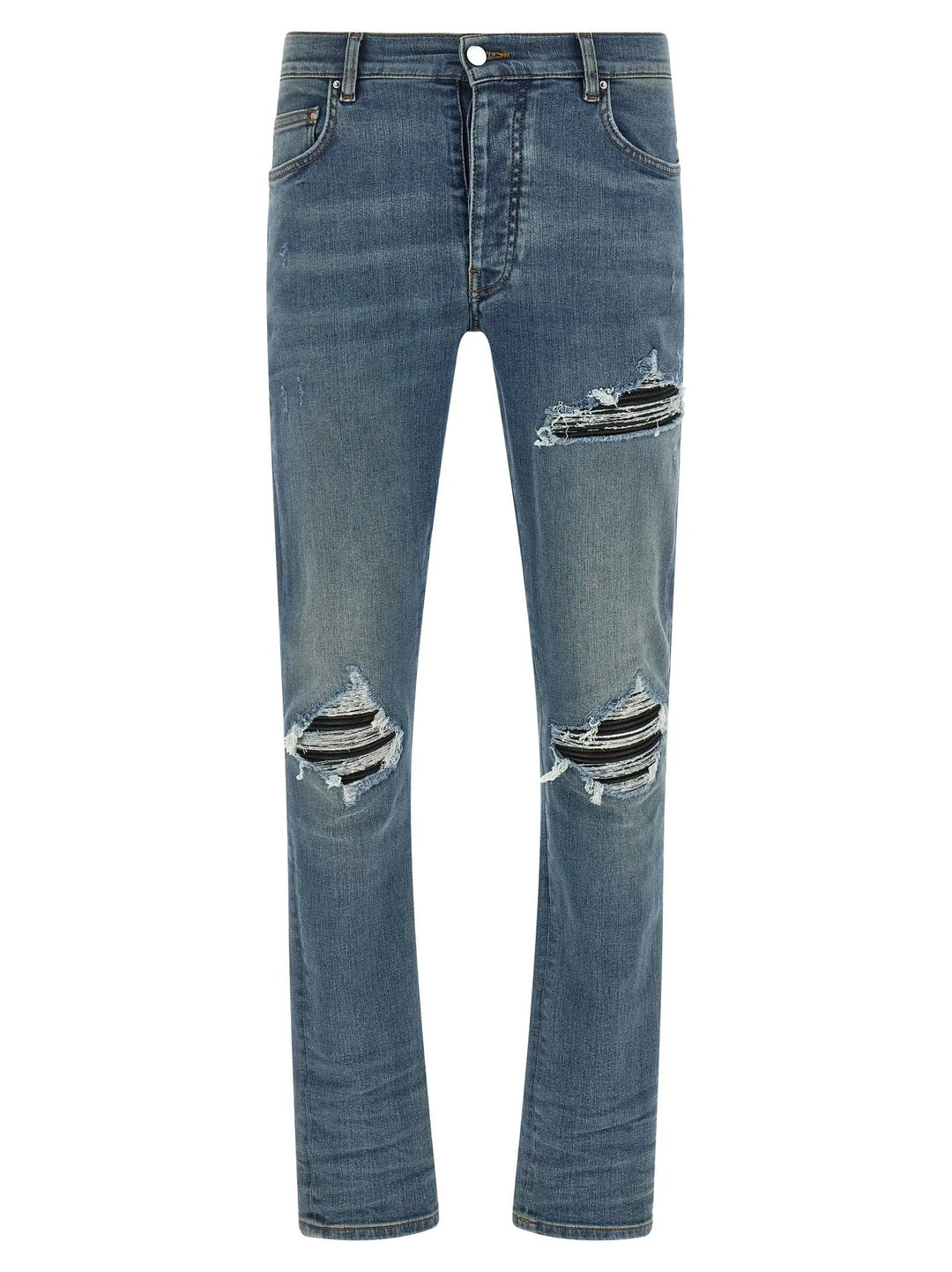 Amiri Sample Sale | Amiri Blue Cotton Skinny Jeans - | Designer outlet