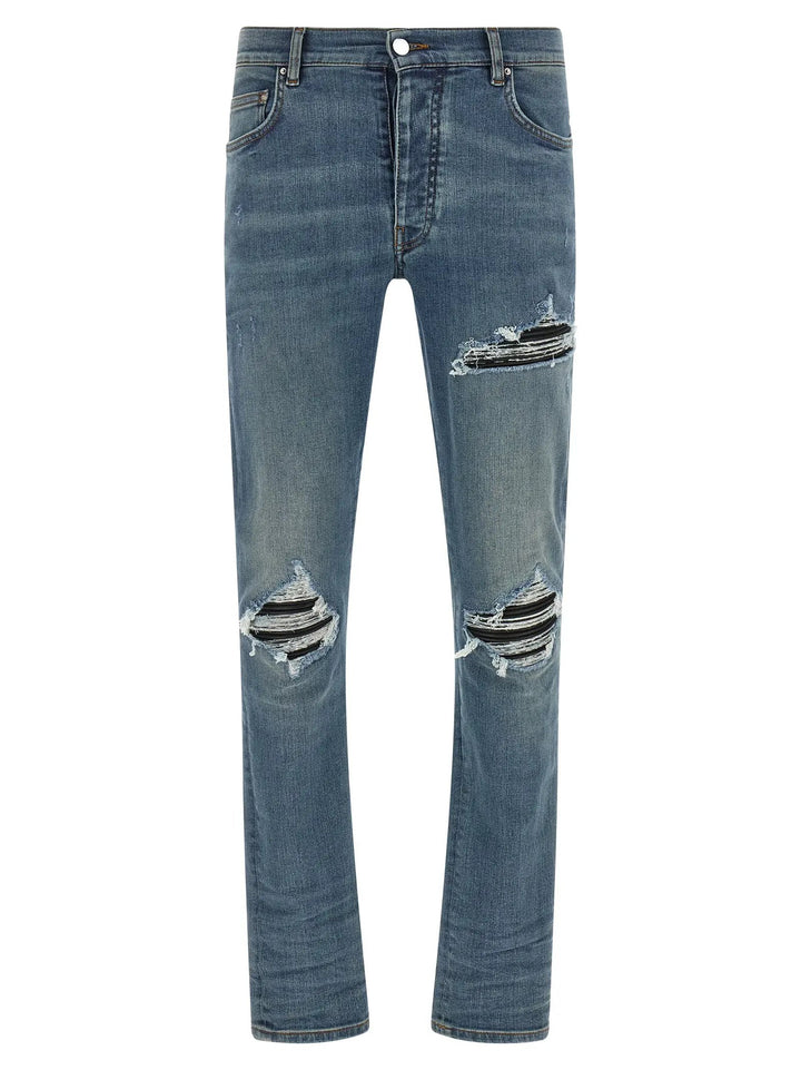 Amiri Sample Sale | Amiri Blue Cotton Skinny Jeans - | Designer outlet