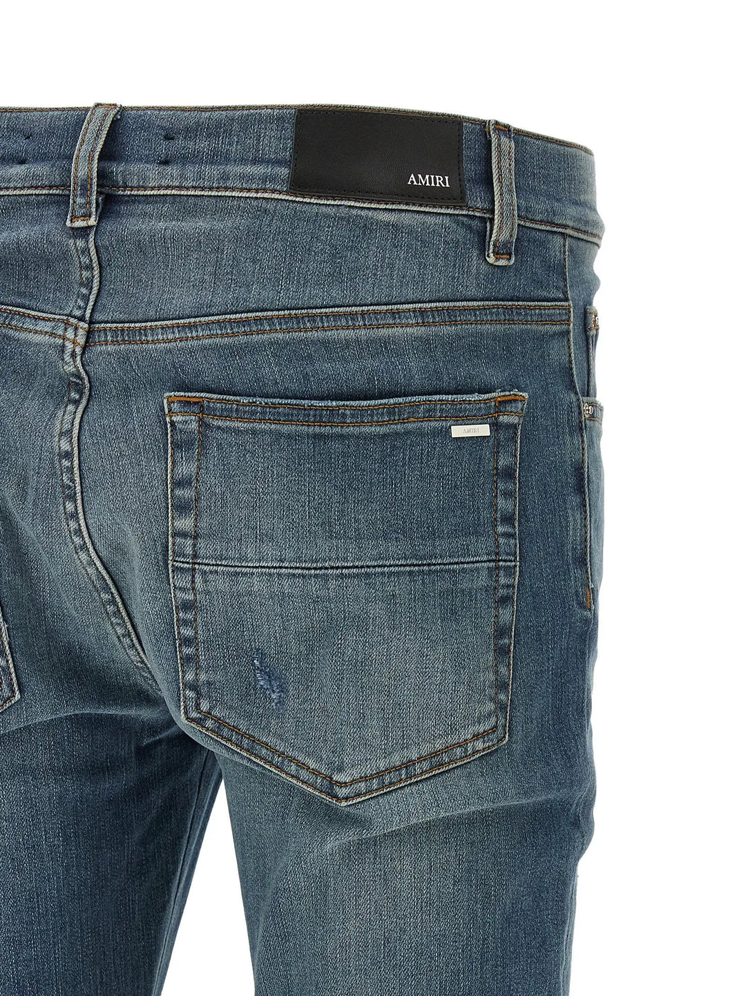 Amiri Sample Sale | Amiri Blue Cotton Skinny Jeans - | Designer outlet