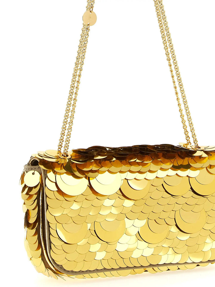 Paco Rabanne Sample Sale | Paco Rabanne Gold Polyester Shoulder Bag - | Designer outlet
