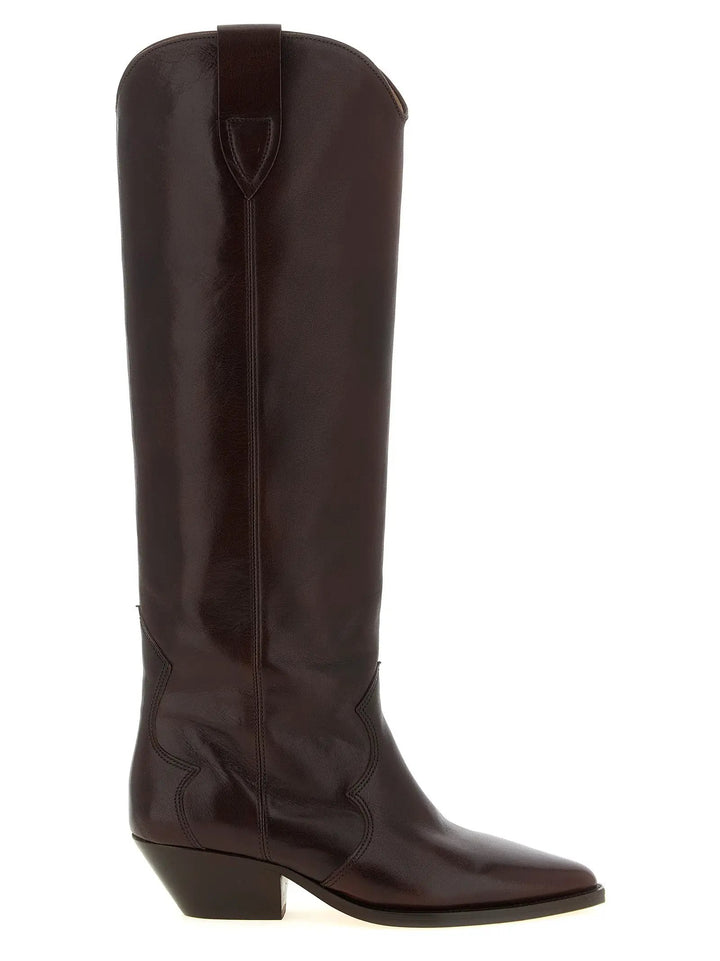 Isabel Marant Sample Sale | Isabel Marant Bordeaux Cowhide Over The Knee - | Designer outlet