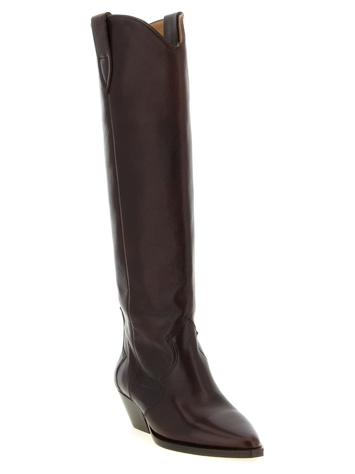 Isabel Marant Sample Sale | Isabel Marant Bordeaux Cowhide Over The Knee - | Designer outlet
