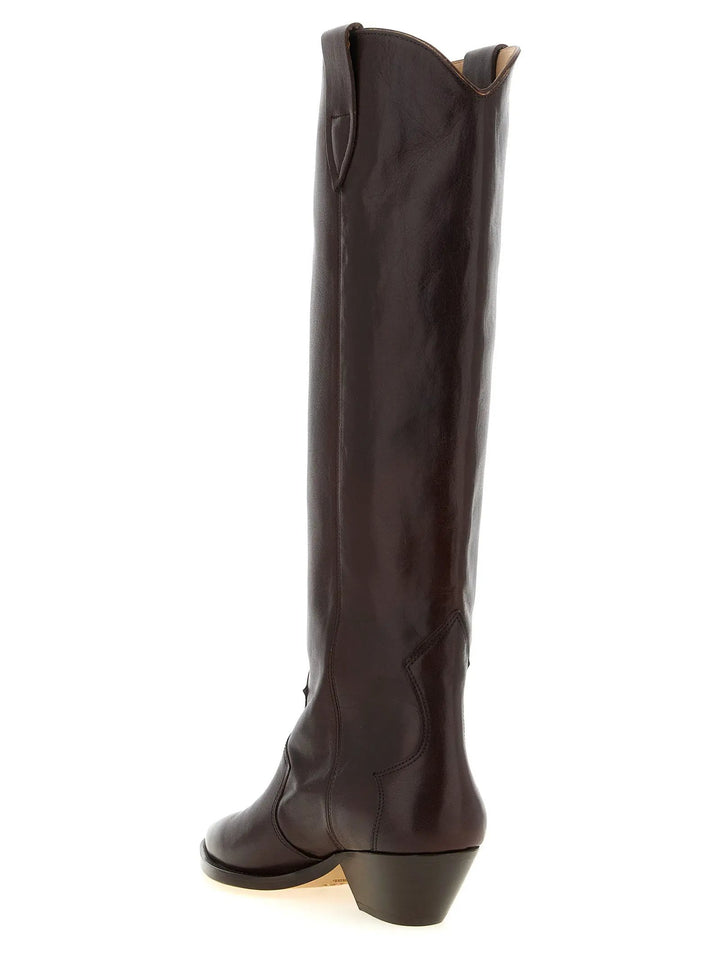 Isabel Marant Sample Sale | Isabel Marant Bordeaux Cowhide Over The Knee - | Designer outlet