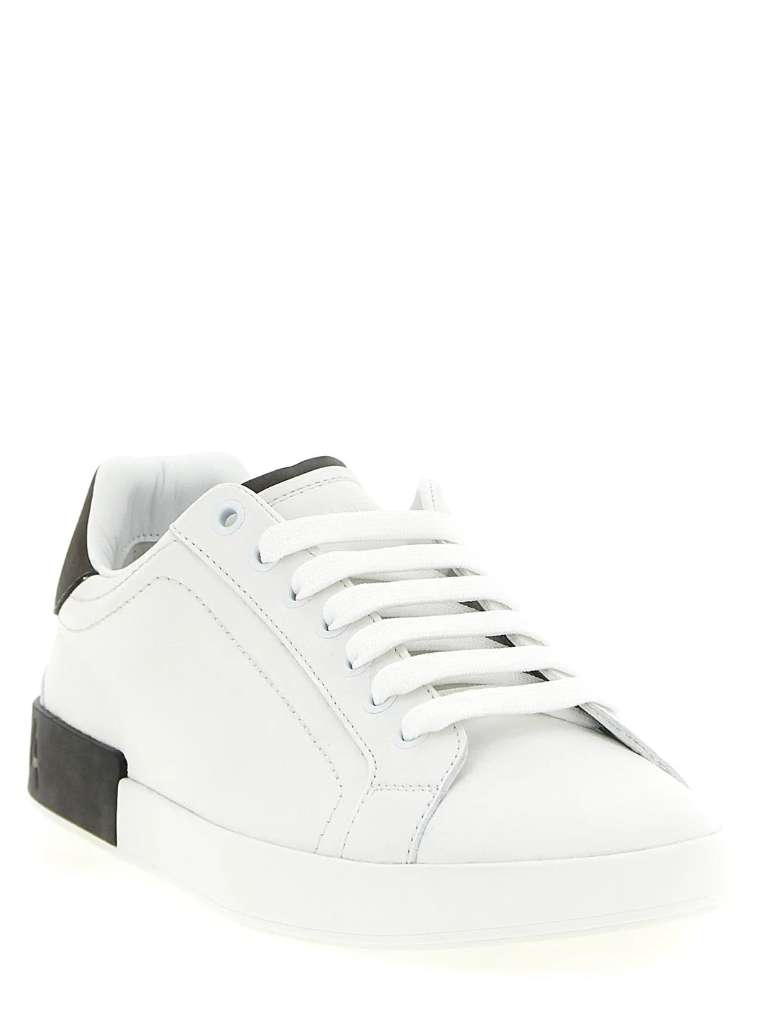 Dolce &amp; Gabbana Sample Sale | Dolce &amp; Gabbana White Calfskin Low Top Sneakers - | Designer outlet