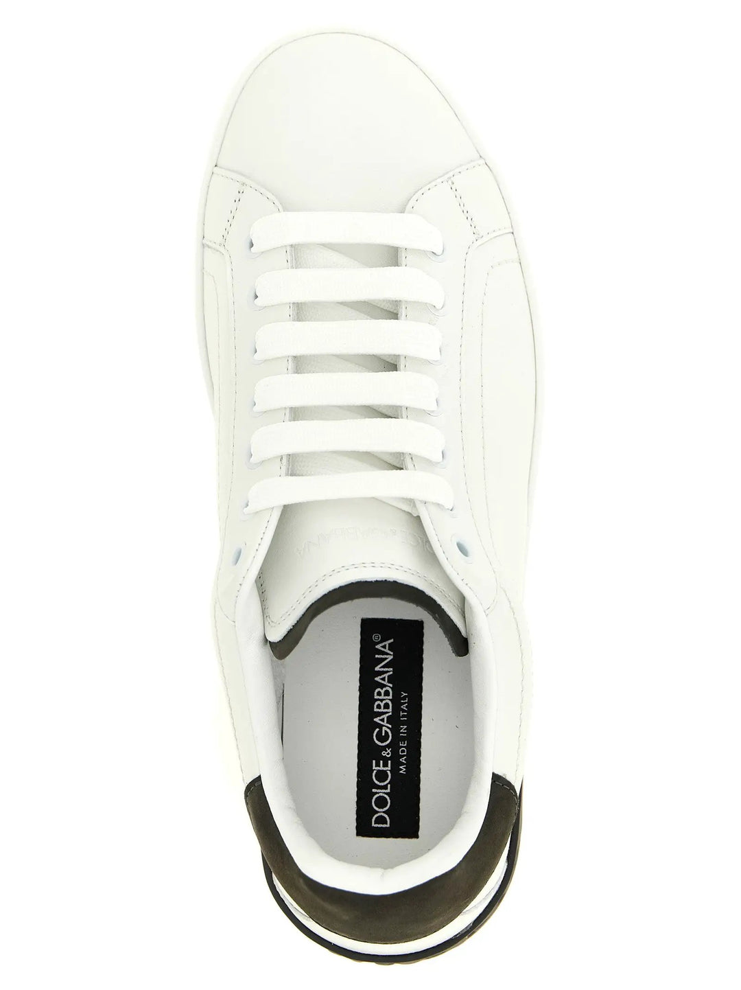 Dolce &amp; Gabbana Sample Sale | Dolce &amp; Gabbana White Calfskin Low Top Sneakers - | Designer outlet