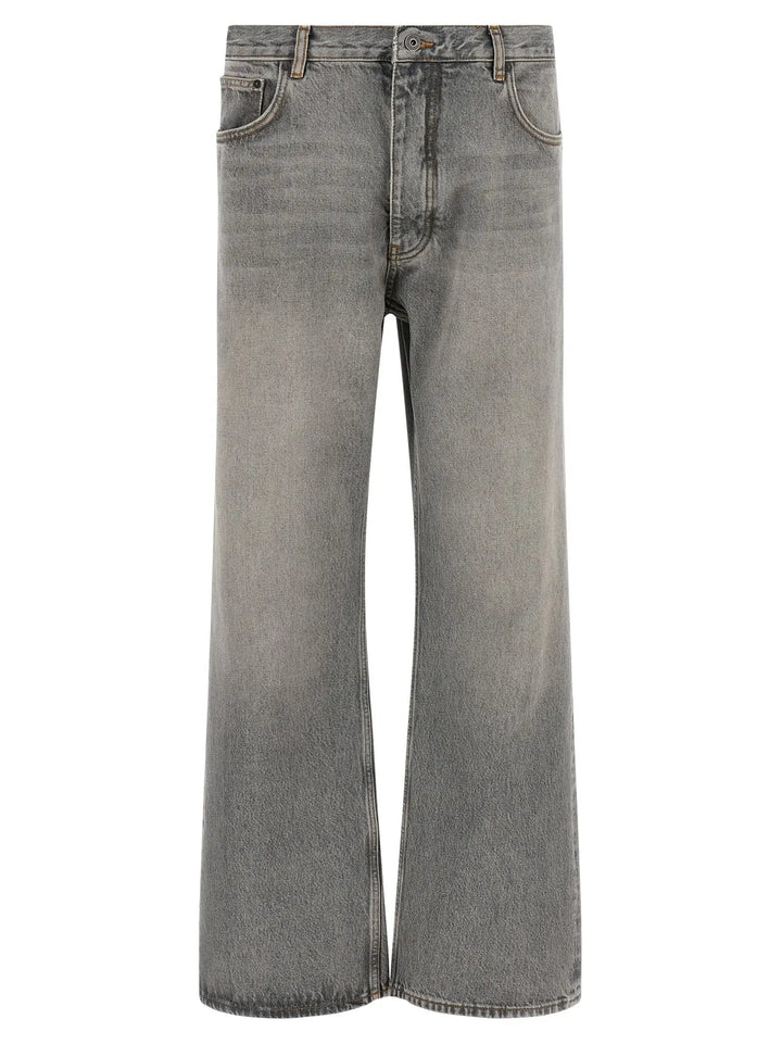 Off-White Sample Sale | Off-White Gray Cotton Relaxed Fit Jeans - | Designer outlet