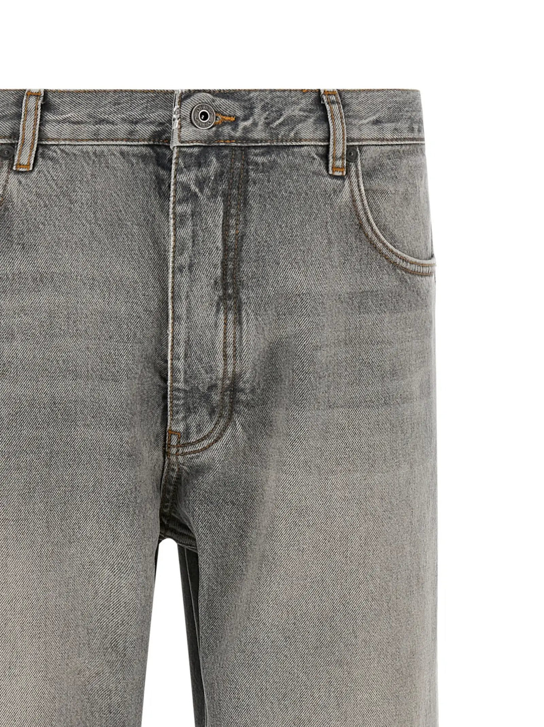 Off-White Sample Sale | Off-White Gray Cotton Relaxed Fit Jeans - | Designer outlet