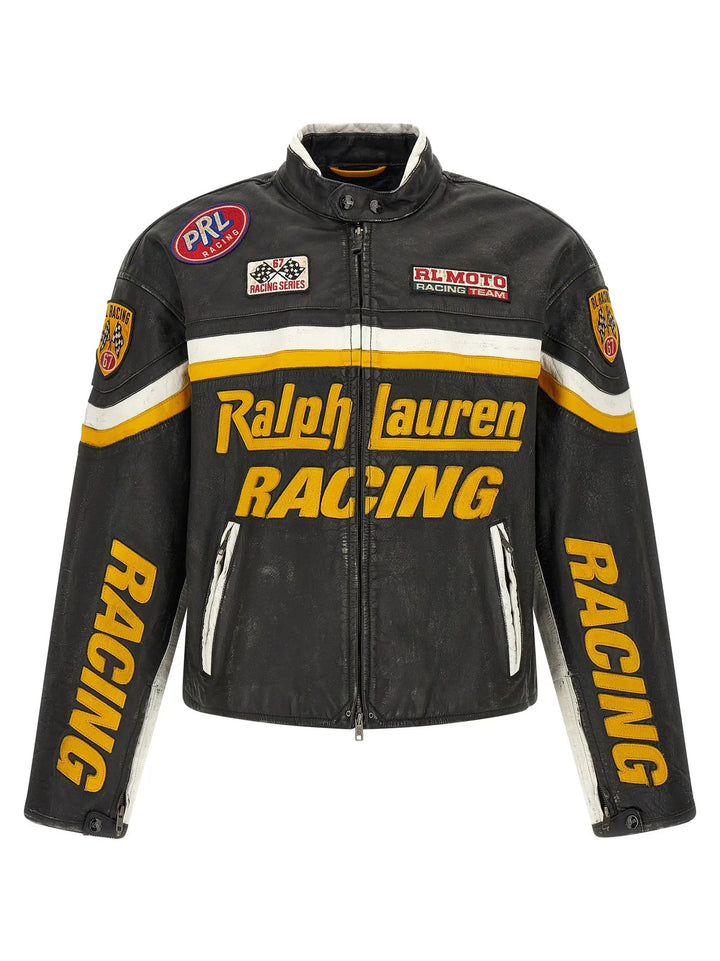 Polo Ralph Lauren Sample Sale | Polo Ralph Lauren Black Cowhide Leather Jacket - | Designer outlet