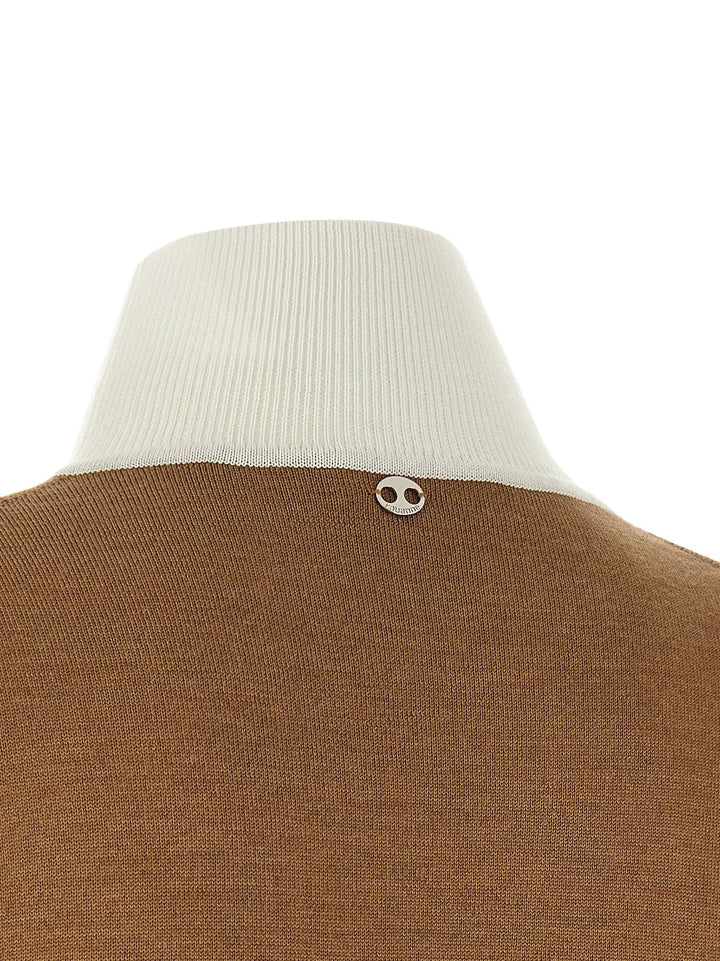 Paco Rabanne Sample Sale | Paco Rabanne Beige Virgin Wool Cardigan - | Designer outlet