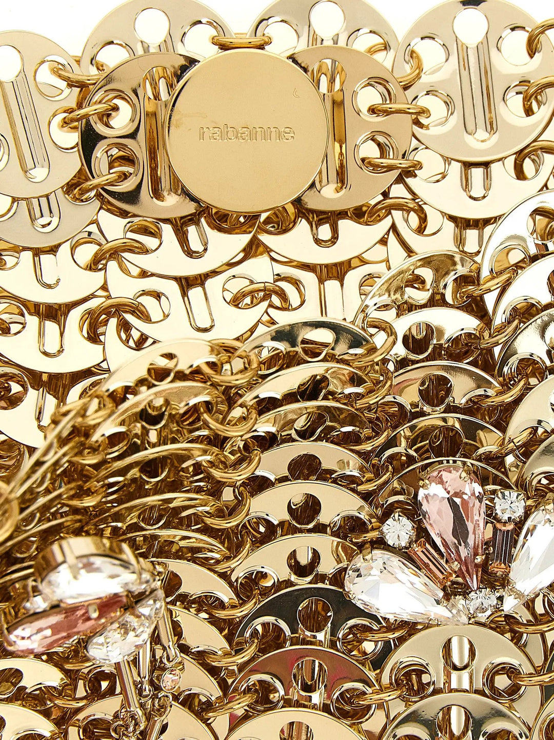 Paco Rabanne Sample Sale | Paco Rabanne Gold Stainless Steel Shoulder Bag - | Designer outlet