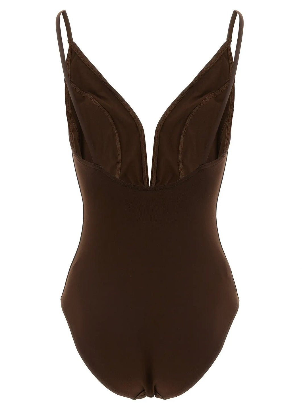 Eres Sample Sale | Eres Brown Polyamide One-Piece Swimsuit - | Designer outlet