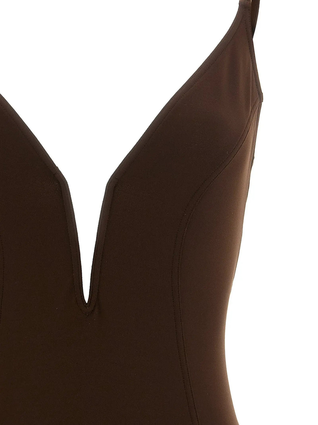 Eres Sample Sale | Eres Brown Polyamide One-Piece Swimsuit - | Designer outlet