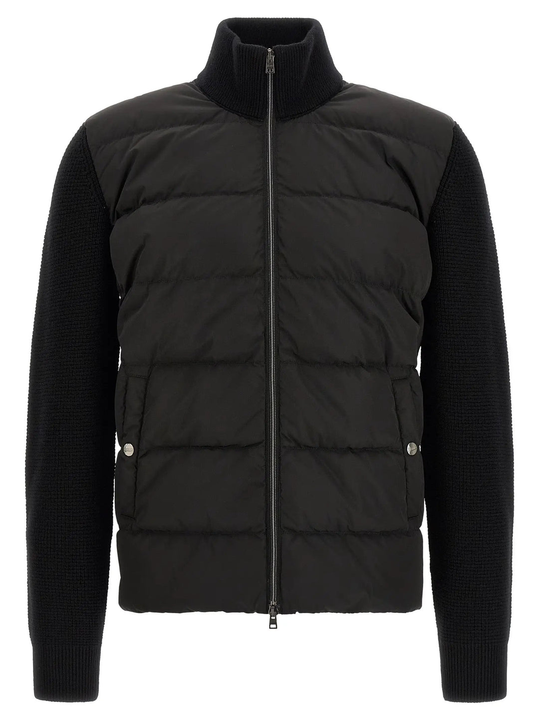 Herno Sample Sale | Herno Black Wool Full-Length Jacket - | Designer outlet